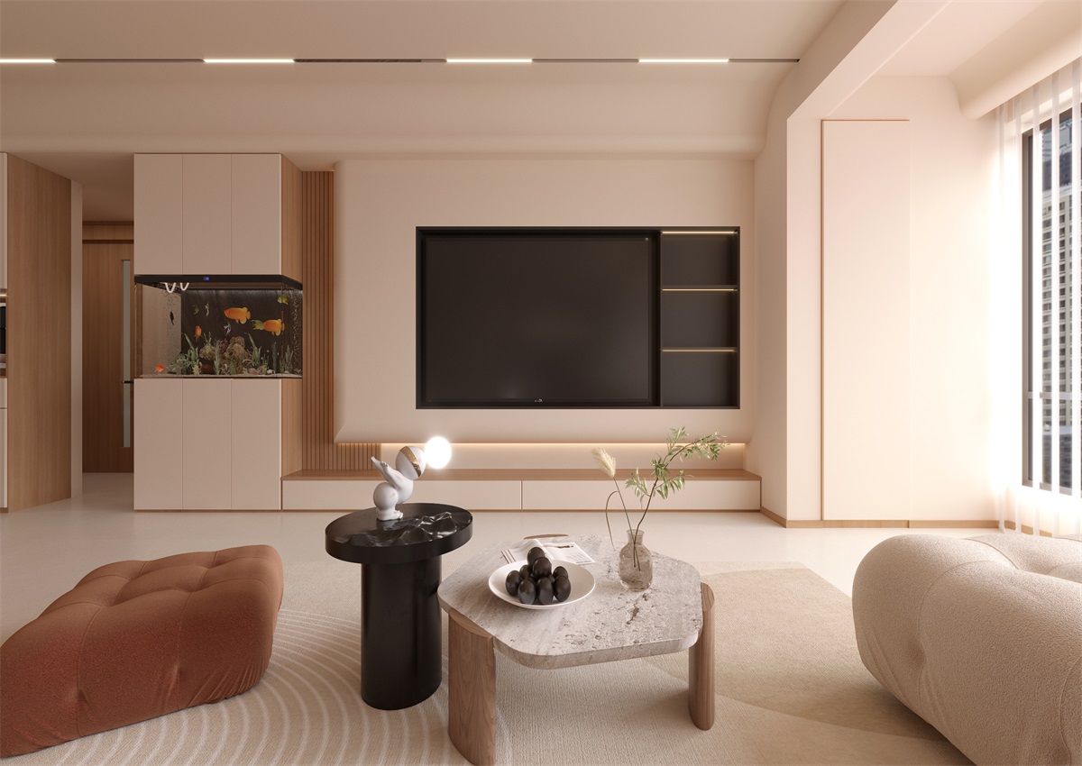 中海九樾143㎡ | 原木奶油風(fēng)的家，越看越愛(ài)！