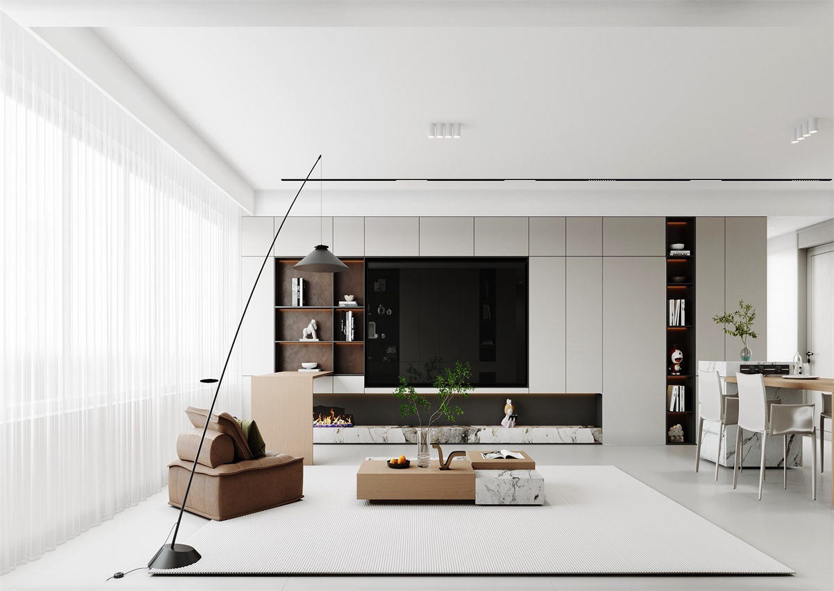 中海華樾143㎡ | 三口之家的極簡(jiǎn)主義，審美+功能雙雙在線！