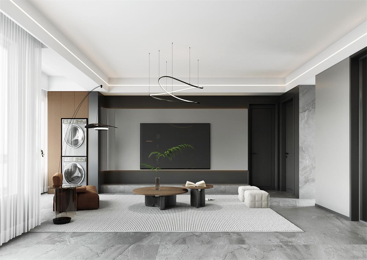 國府壹號(hào)| 驚艷！147㎡黑色簡(jiǎn)約家，又A又颯高級(jí)感直接拉滿