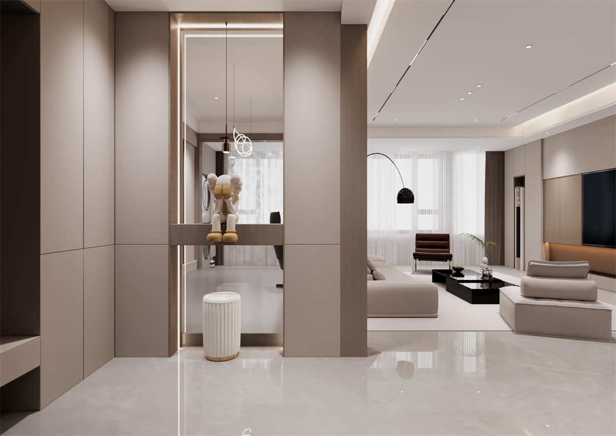 玉庭華府146㎡ | 自帶高級感的意式極簡家，一進(jìn)門就想哇塞！