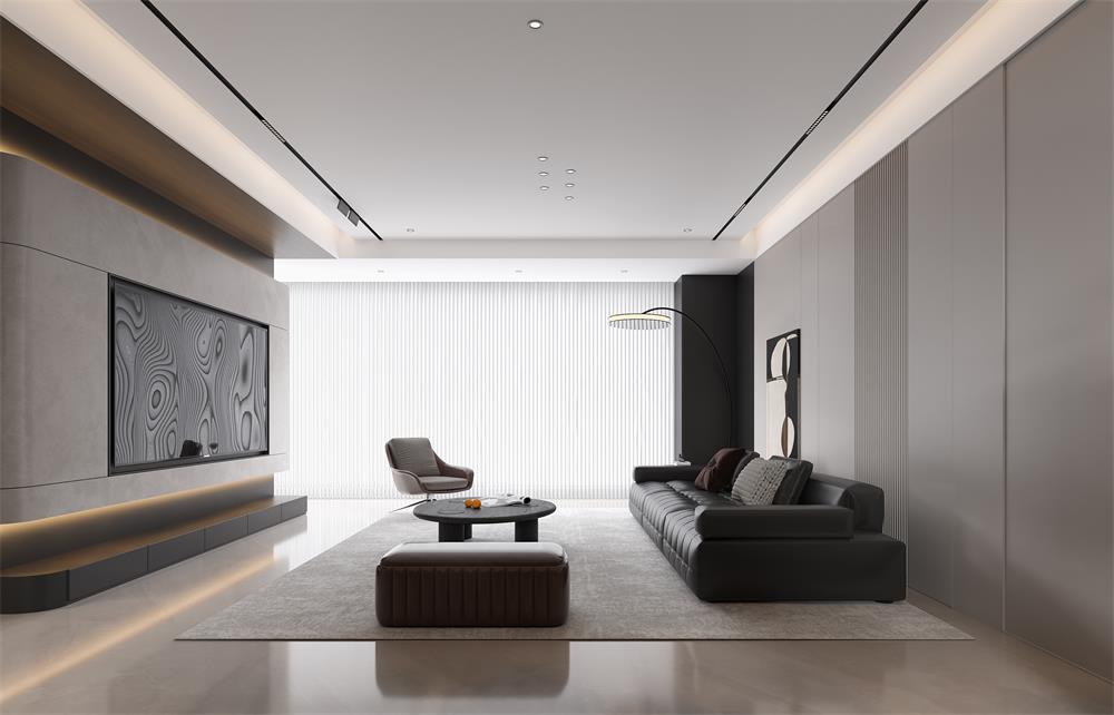 中海華樾133㎡ | 看不膩的「黑白極簡(jiǎn)」王炸組合！高級(jí)感原地封神！