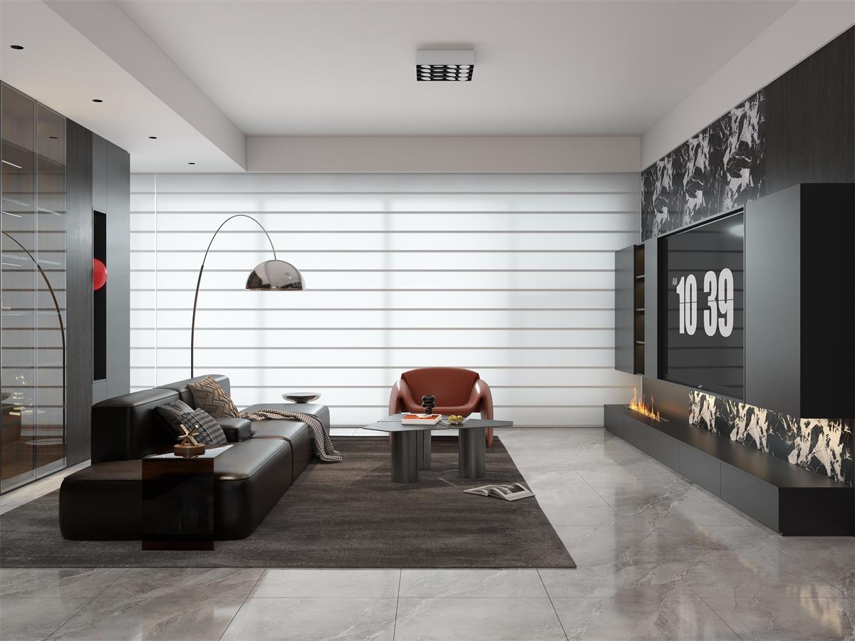 萬科錦曜 | 暗黑美學(xué)天花板！他家129㎡意式風(fēng)太驚艷了！