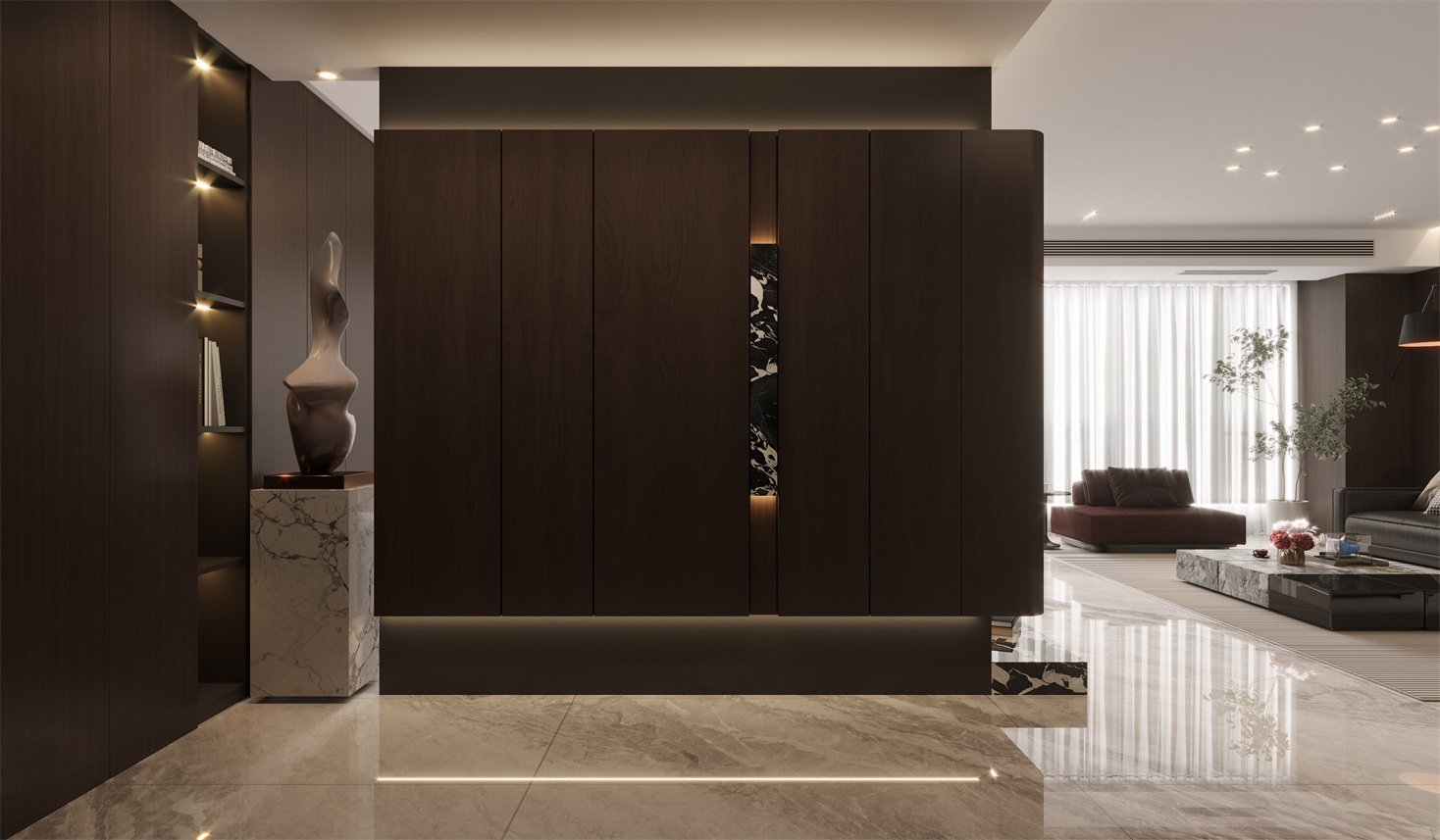 中海海樾133㎡ | 意式極簡(jiǎn)風(fēng)又殺回來(lái)了！這高級(jí)感我真拒絕不了~