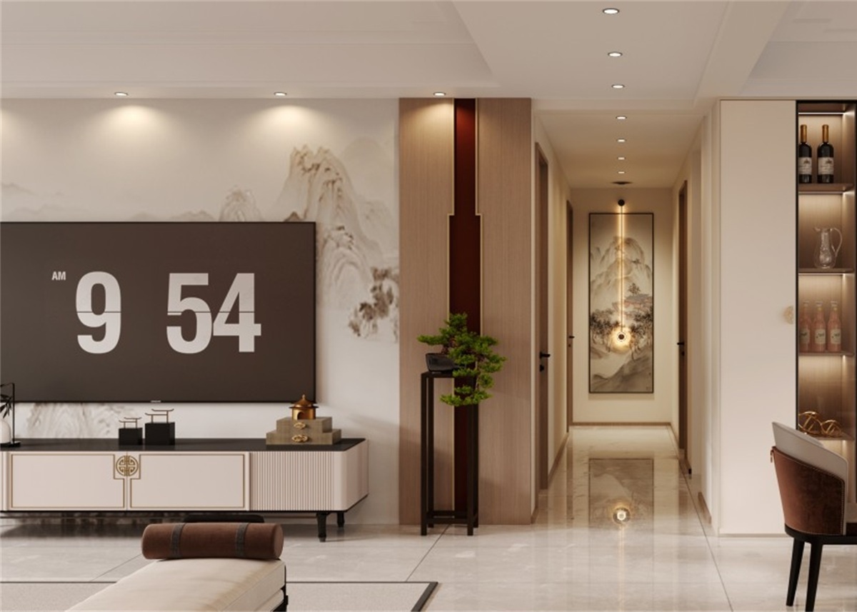 中海華樾185㎡ | 新中式到底有多絕？東方美學(xué)直接拿下一家老??！