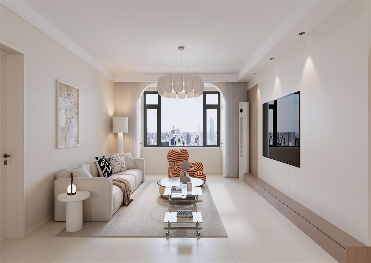 悅?！ぬ鞚櫢?53㎡ | 自帶溫柔濾鏡！奶油風的家簡直是「松弛感」頂流！