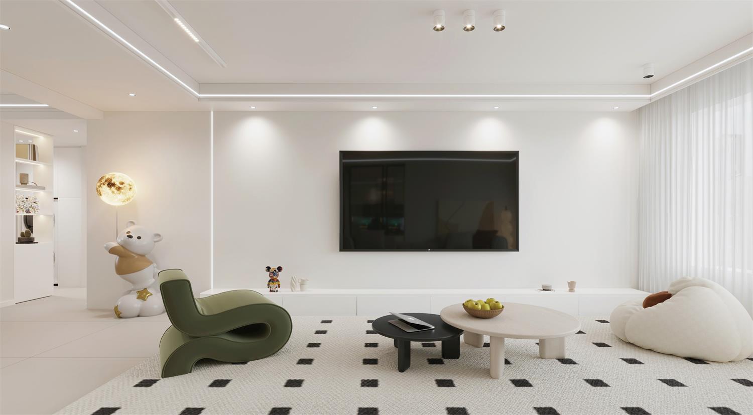 閱海萬(wàn)家G2區(qū) | 144m2軟軟糯糯奶油風(fēng)，一眼就淪陷的治愈感！