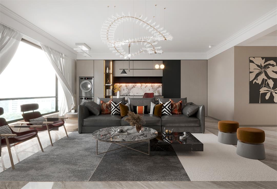 民生北府133㎡ | 沒跟風(fēng)！自己做主裝了現(xiàn)代風(fēng)的家，實(shí)用又耐看！