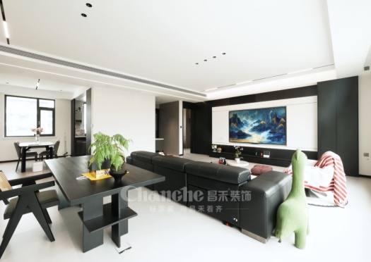 吳忠天宸灣·完工實(shí)景 | 越簡(jiǎn)單越高級(jí)！黑白極簡(jiǎn)風(fēng)完美落地~