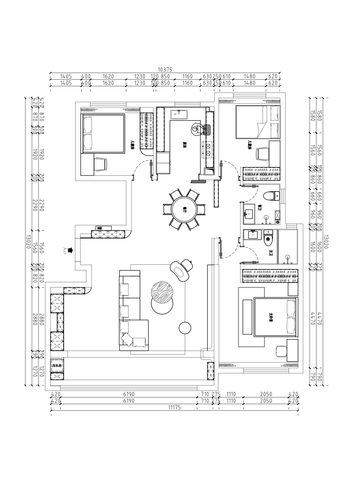 中海新都會135平米（二部實測） Model (1)_00
